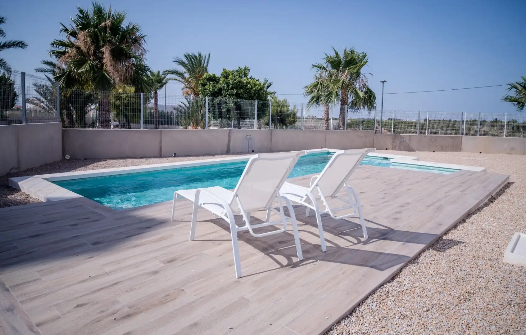 Schwimmbecken von Wohnungen zum Verkauf in Torre-Pacheco mit Heizung, Privatgarten und Terrasse