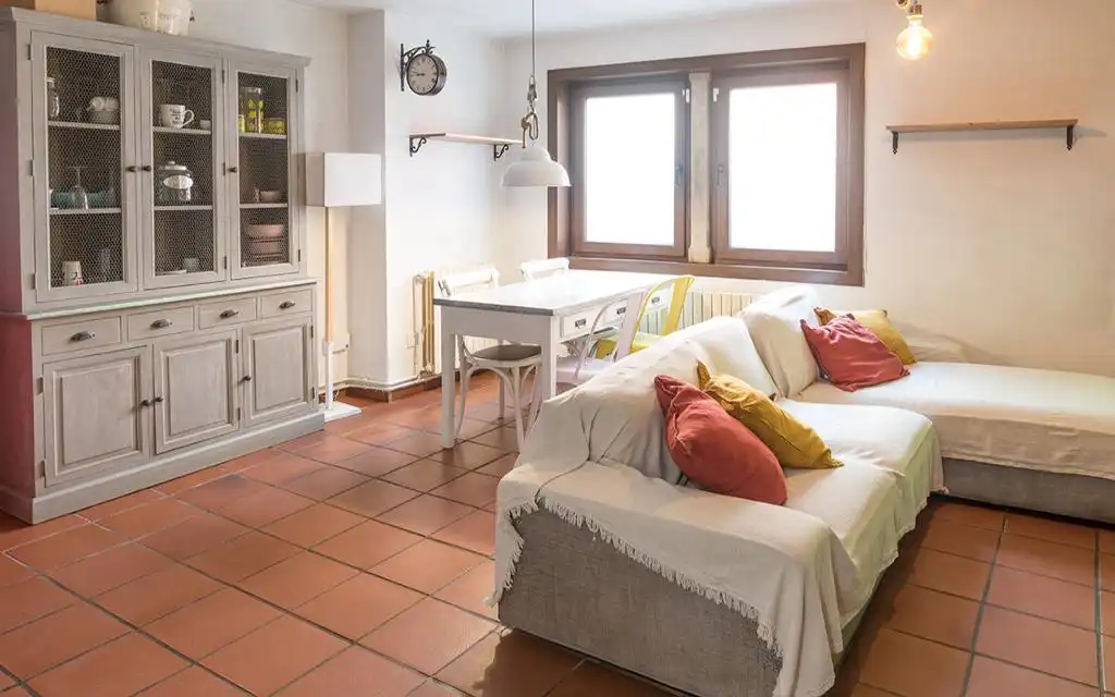 Sala de estar de Planta baja en venta en Sant Julià de Vilatorta con Calefacción, Jardín privado y Terraza