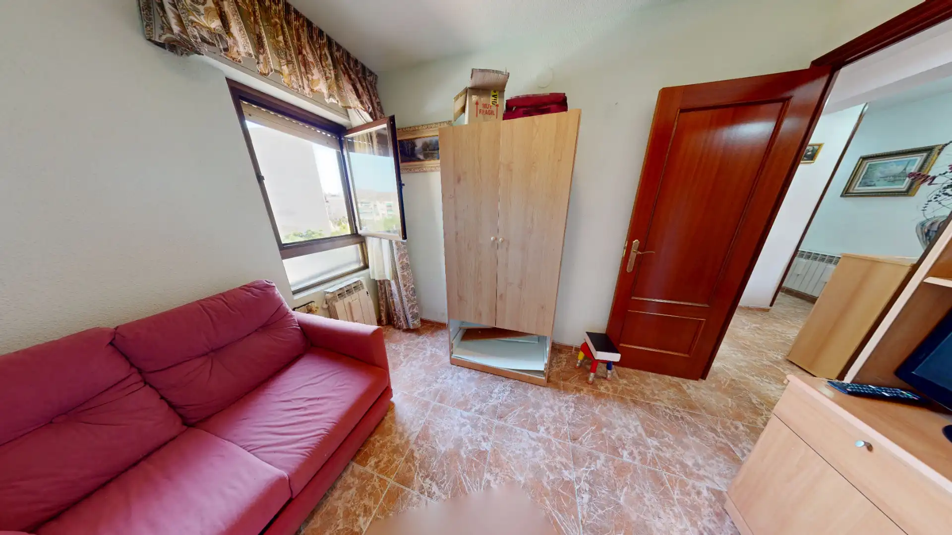 Bedroom of Flat for sale in El Campello  with Air Conditioner and Furnished