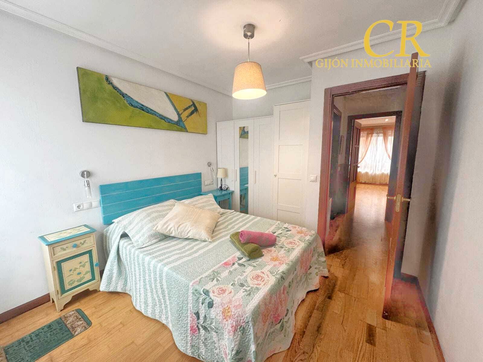 Bedroom of Apartment for sale in Gijón   with Terrace and Storage room