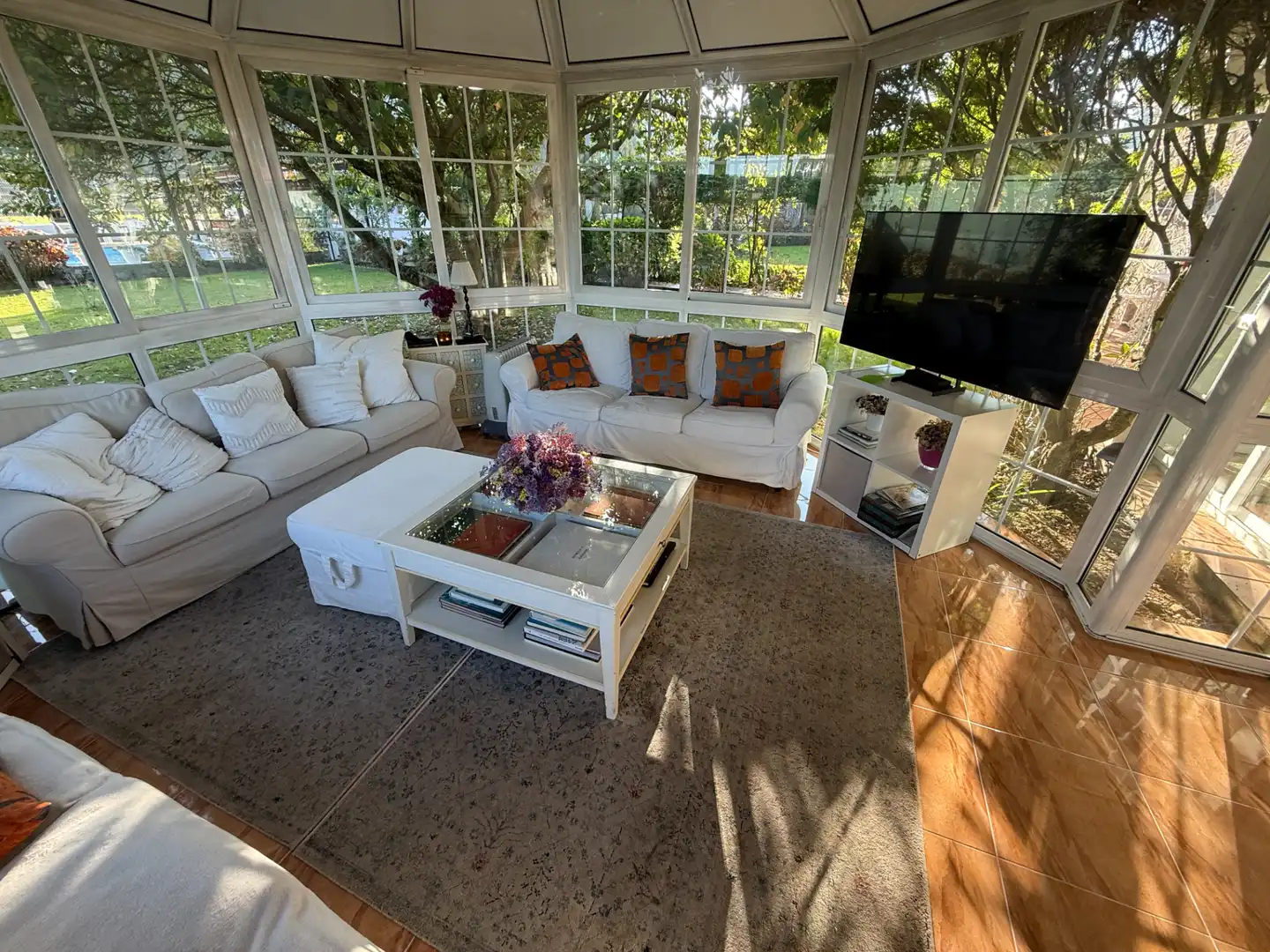 Sala de estar de Casa o chalet en venta en Castrillón con Calefacción, Jardín privado y Piscina