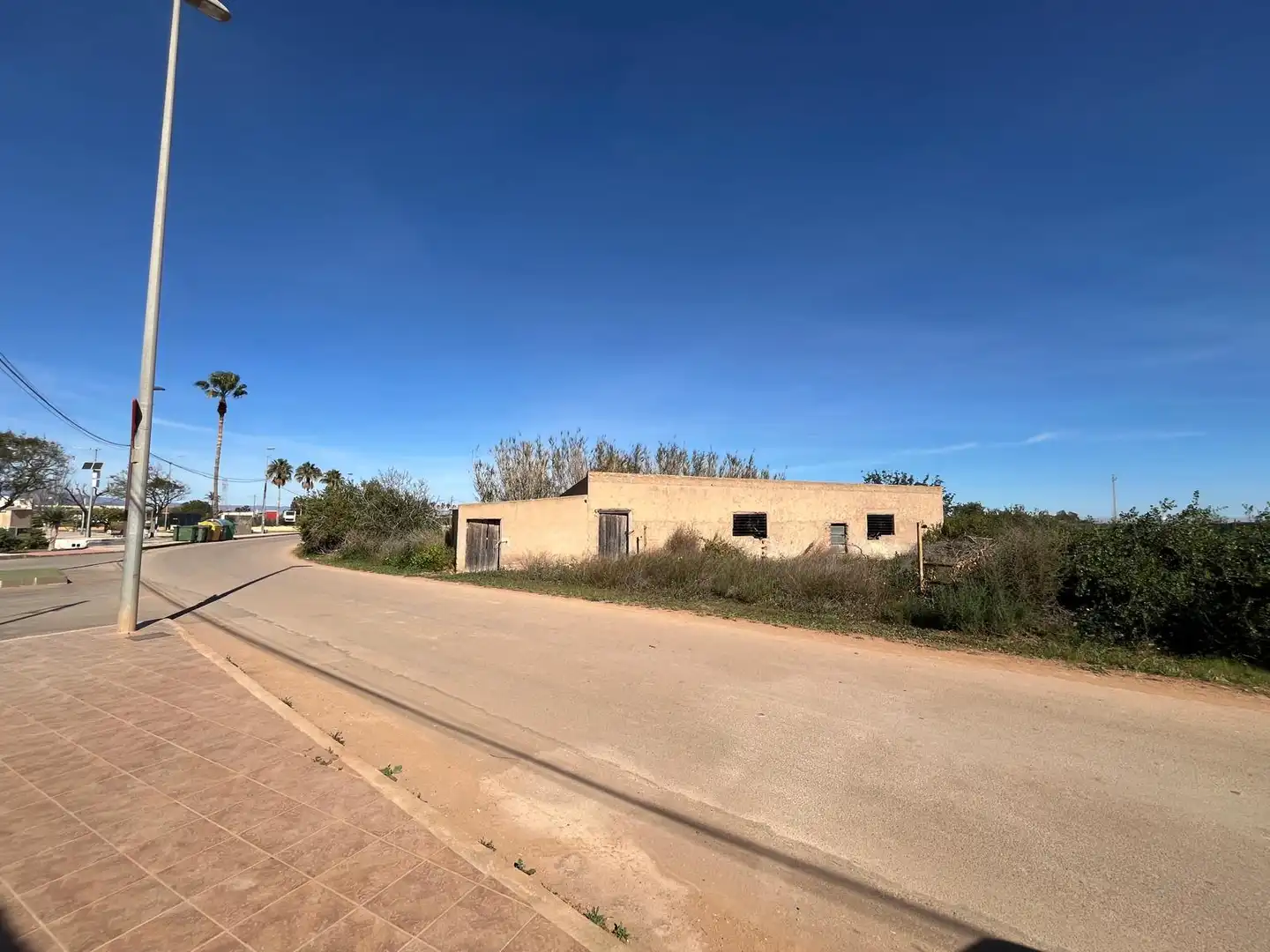 Vista exterior de Nave industrial en venta en Cartagena