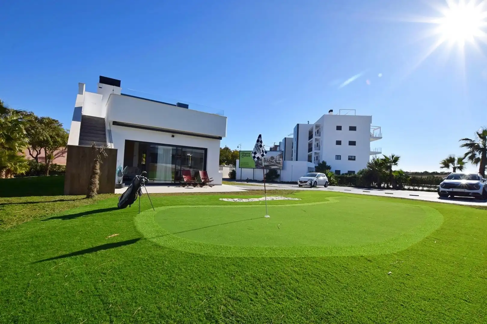 Vista exterior de Pis en venda en Alhama de Murcia amb Aire condicionat, Jardí privat i Terrassa