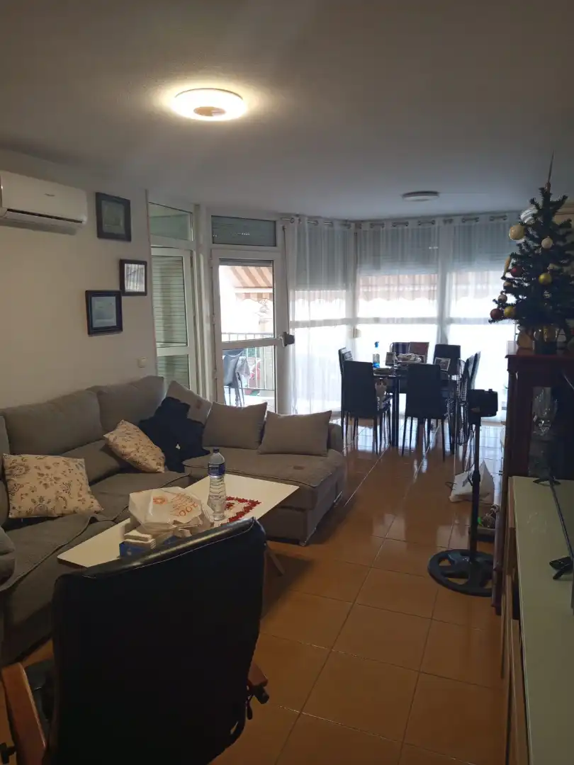 Living room of Flat for sale in Roquetas de Mar  with Terrace and Storage room