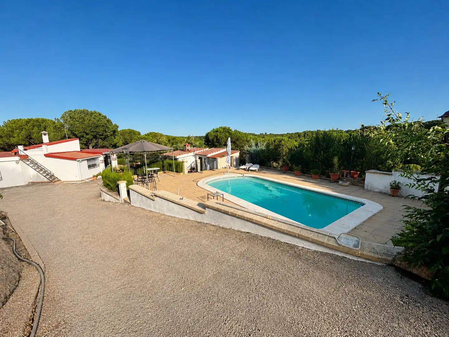 Piscina de Finca rústica en venta en Andújar con Aire acondicionado, Jardín privado y Piscina