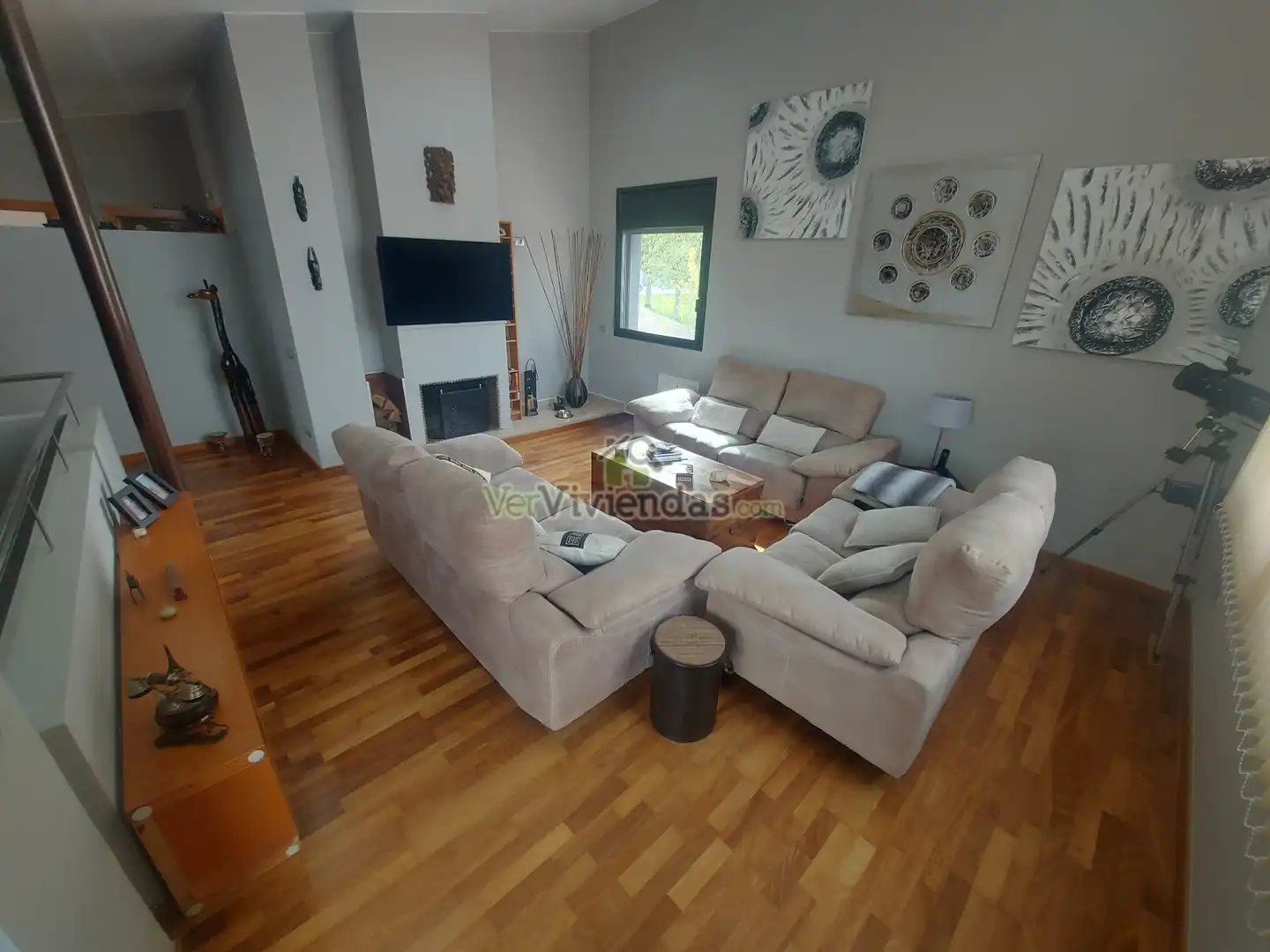 Sala d'estar de Casa o xalet en venda en Piera amb Aire condicionat, Calefacció i Jardí privat