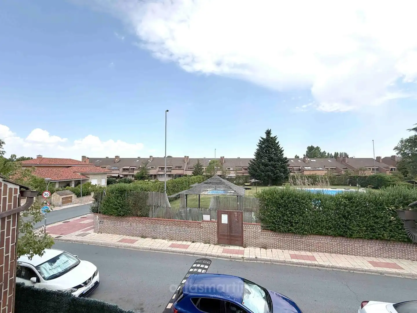 Exterior view of Duplexes for sale in Villamayor  with Heating, Terrace and Furnished