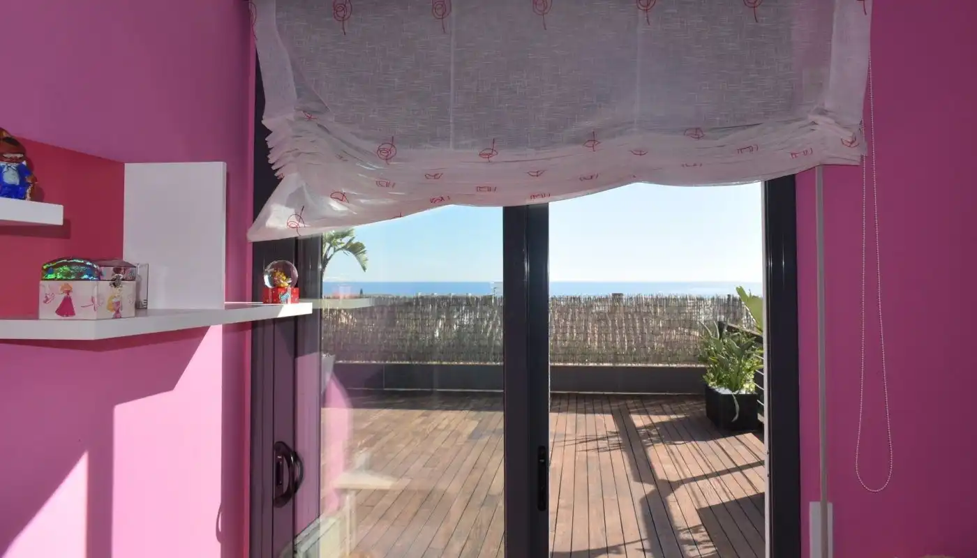 Dormitori de Casa adosada en venda en Calafell amb Calefacció, Jardí privat i Terrassa