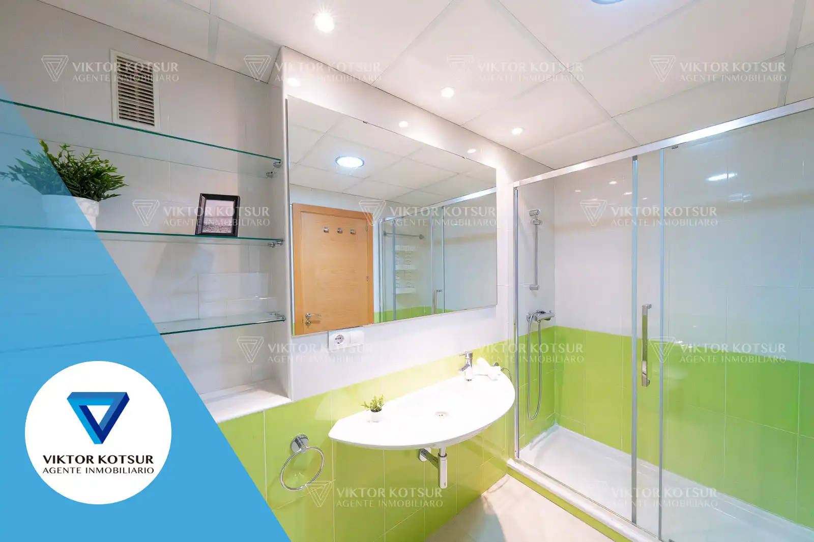 Baño de Ático en venta en Roquetas de Mar con Aire acondicionado, Parquet y Terraza