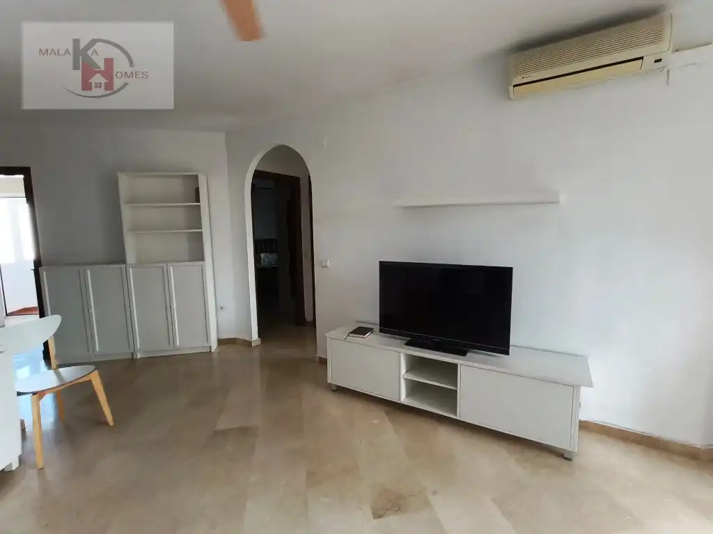 Sala de estar de Apartamento en venta en Mijas con Jardín privado y Piscina comunitaria