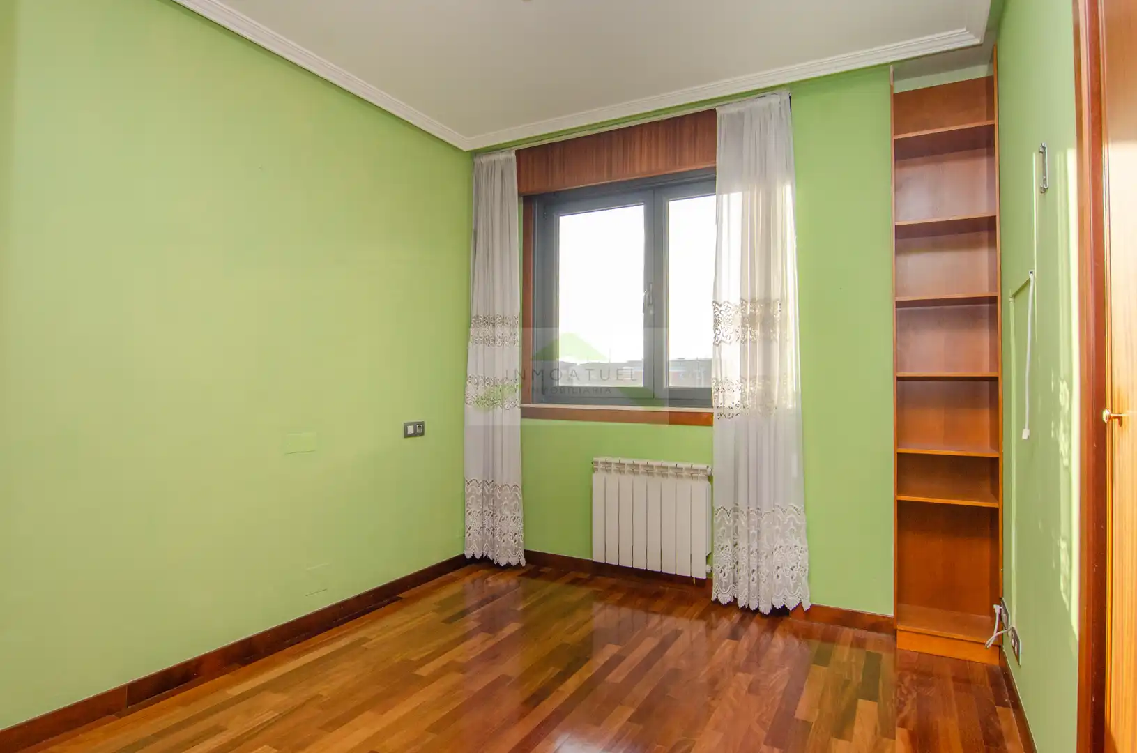Schlafzimmer von Wohnung zum Verkauf in A Coruña Capital  mit Heizung, Parkett und Abstellraum