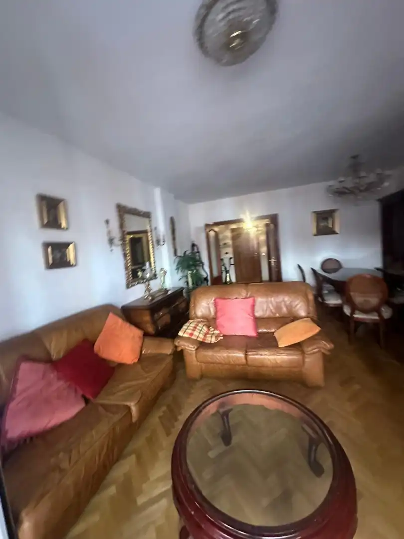 Sala de estar de Piso en venta en León Capital  con Calefacción, Terraza y TV