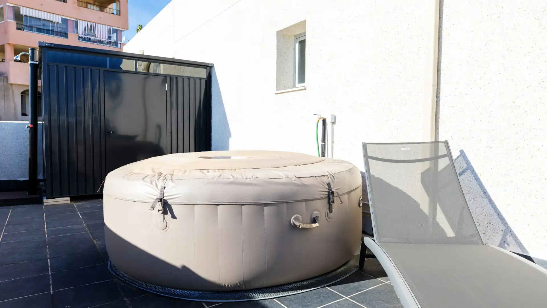 Terrasse von Dachboden zum Verkauf in Mijas mit Klimaanlage, Heizung und Terrasse