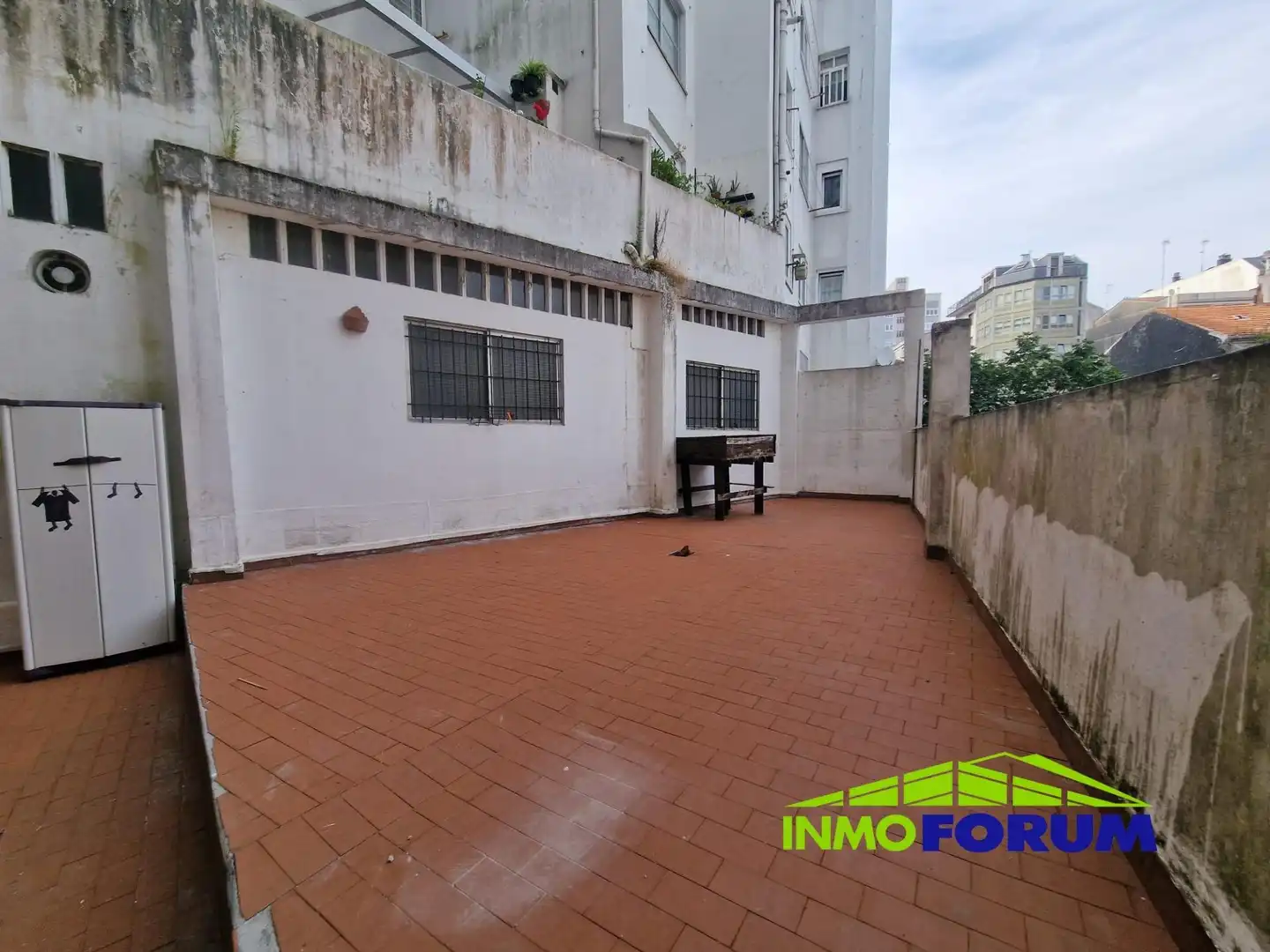 Terrace of Flat for rent in A Coruña Capital   with Heating, Terrace and Storage room
