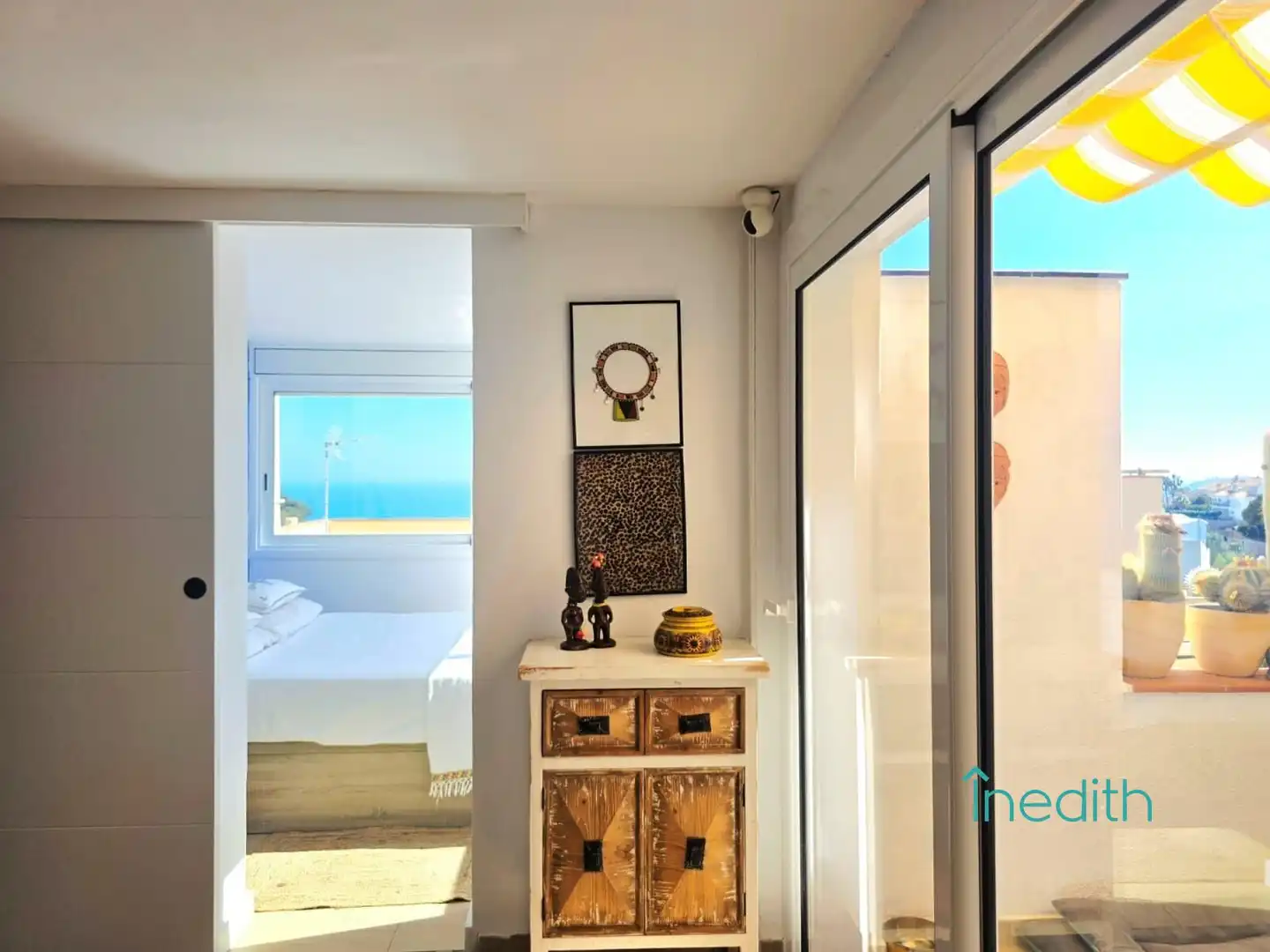 Schlafzimmer von Wohnung zum Verkauf in Sant Pere de Ribes mit Klimaanlage, Heizung und Terrasse