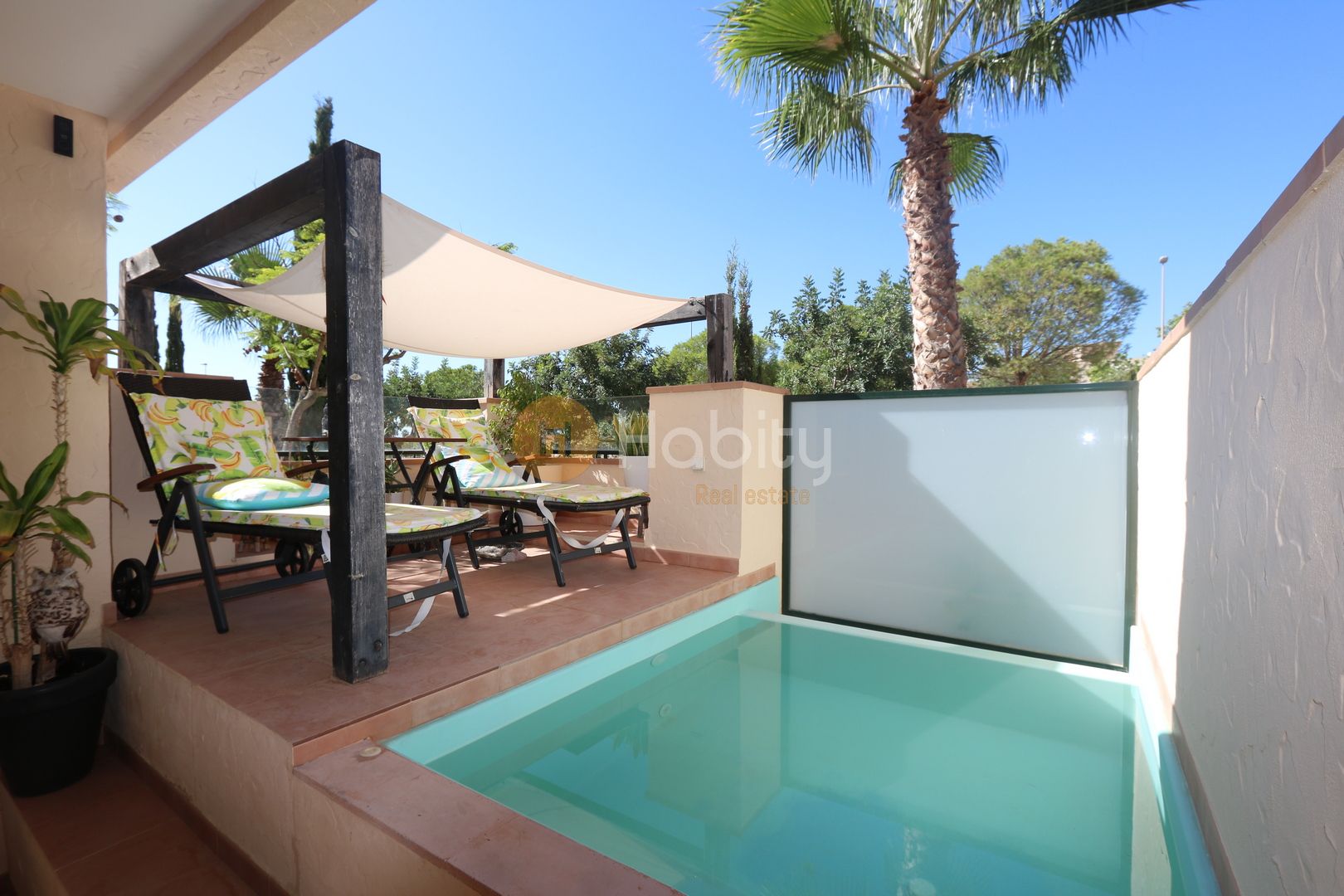 Garden of Planta baja for sale in Fuente Álamo de Murcia  with Air Conditioner, Heating and Terrace