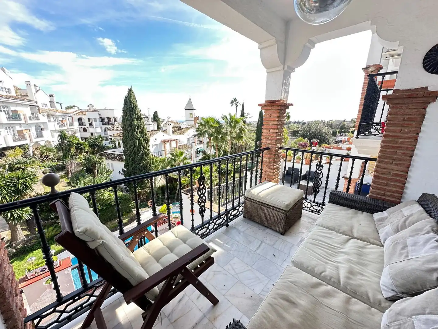 Vista exterior de Apartamento en venta en Mijas con Aire acondicionado, Jardín privado y Terraza