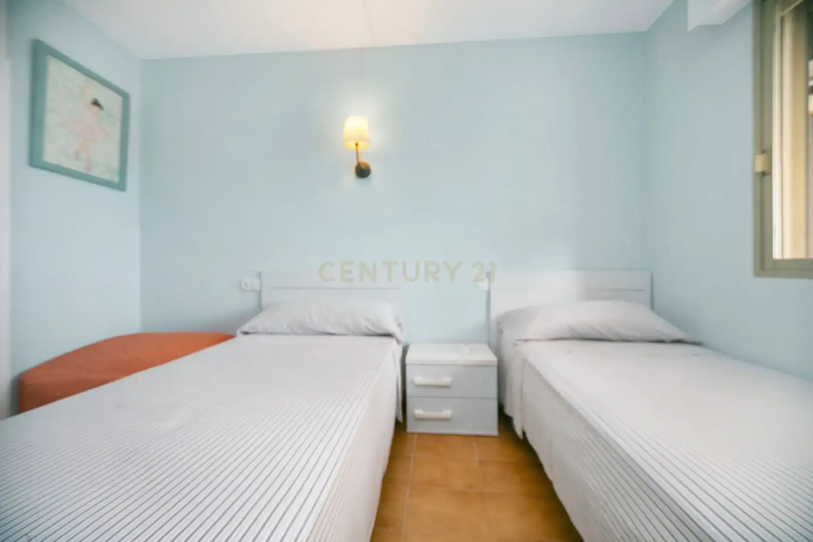 Dormitori de Apartament de lloguer en Calpe / Calp amb Aire condicionat, Rentadora i Microones