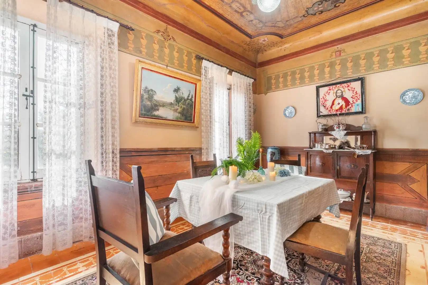 Comedor de Casa o chalet en venta en Tapia de Casariego con Jardín privado, Amueblado y Balcón