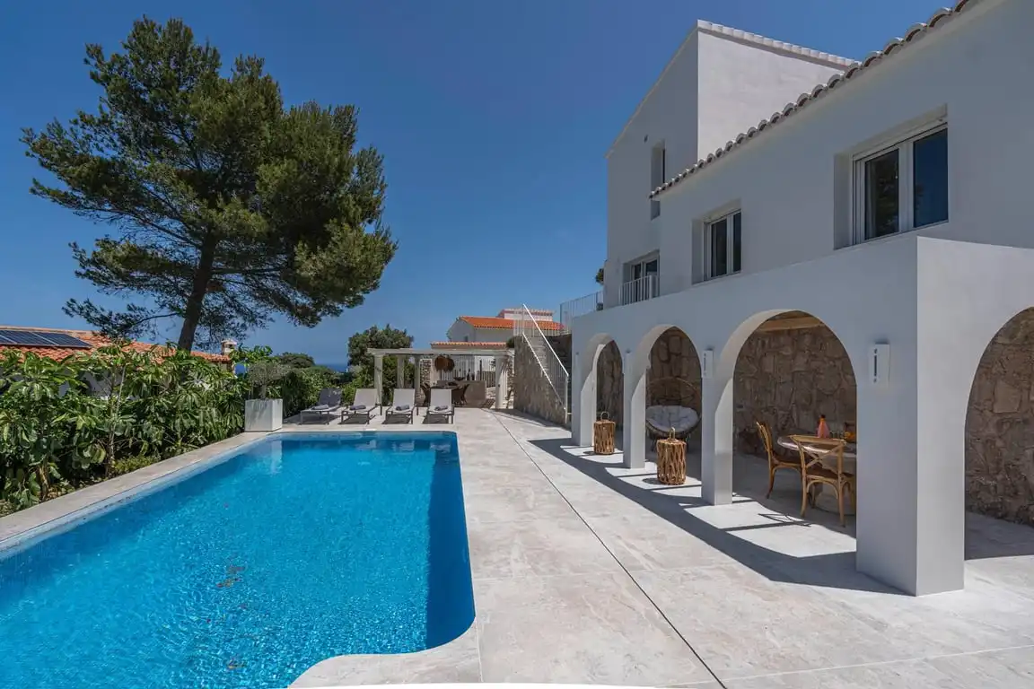 Piscina de Casa o chalet de alquiler en Jávea / Xàbia con Aire acondicionado, Trastero y Piscina