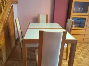 Esszimmer von Wohnung zur Miete in Burgos mit Heizung, Parkett und Terrasse