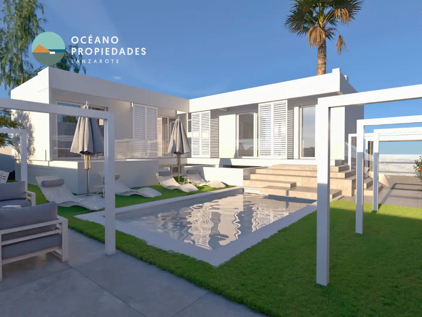 Terrassa de Casa o xalet en venda en Yaiza amb Jardí privat, Terrassa i Piscina