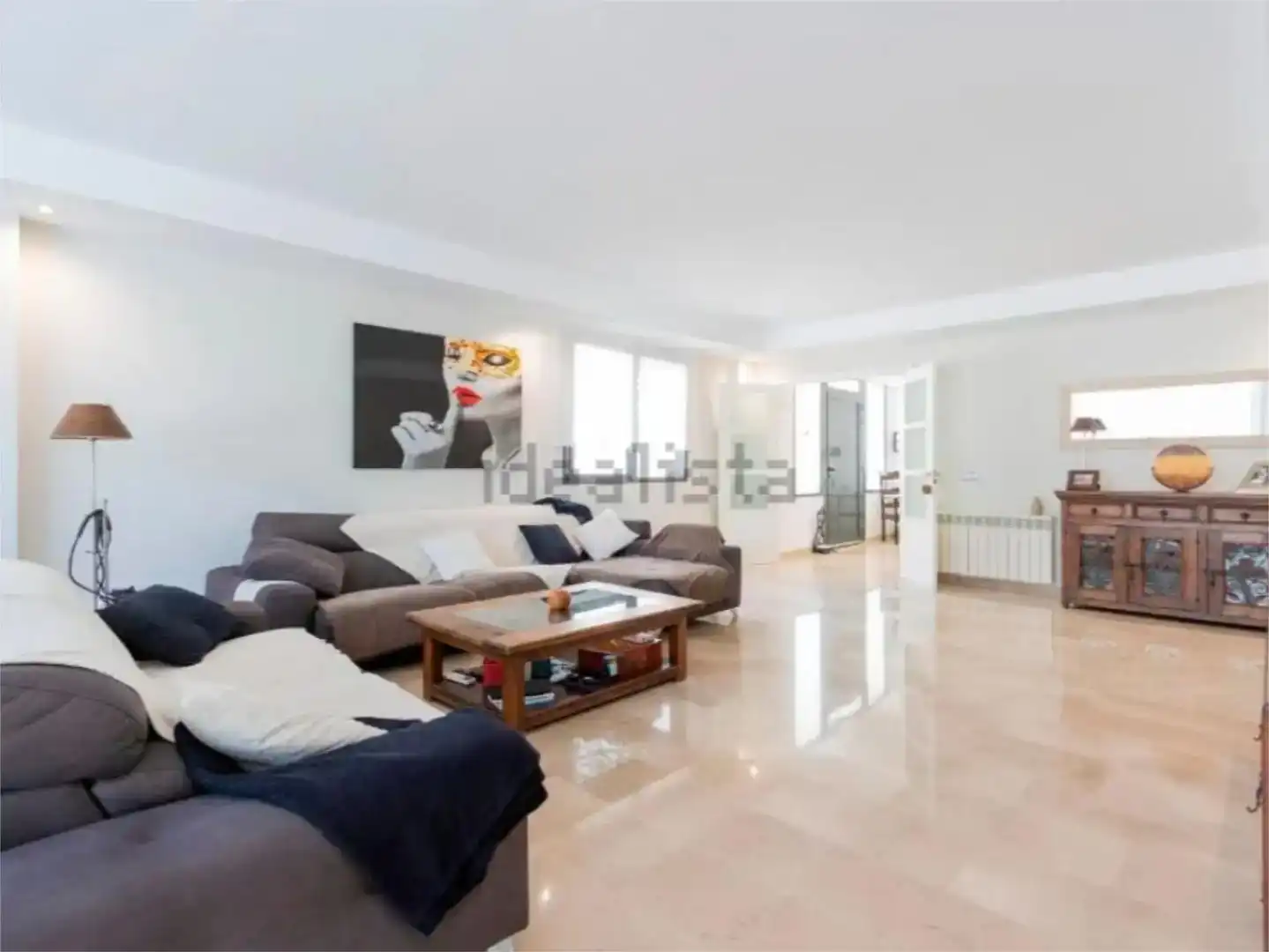 Sala d'estar de Pis en venda en Torrent amb Aire condicionat, Jardí privat i Parquet