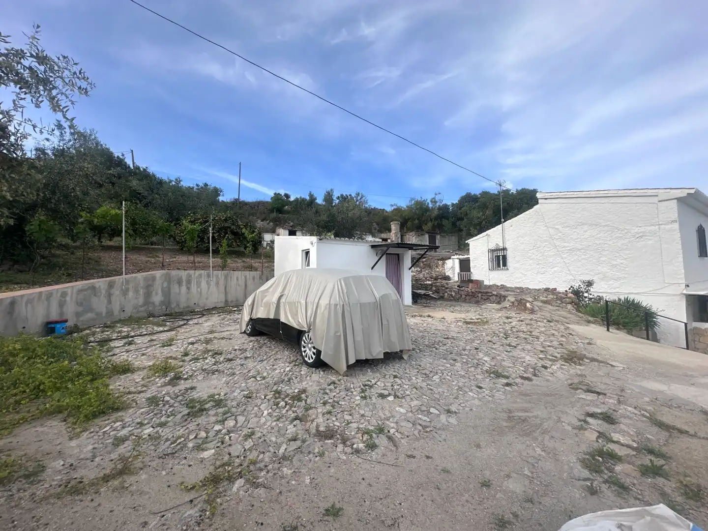 Vista exterior de Finca rústica en venda en Alcaucín amb Jardí privat, Terrassa i Moblat