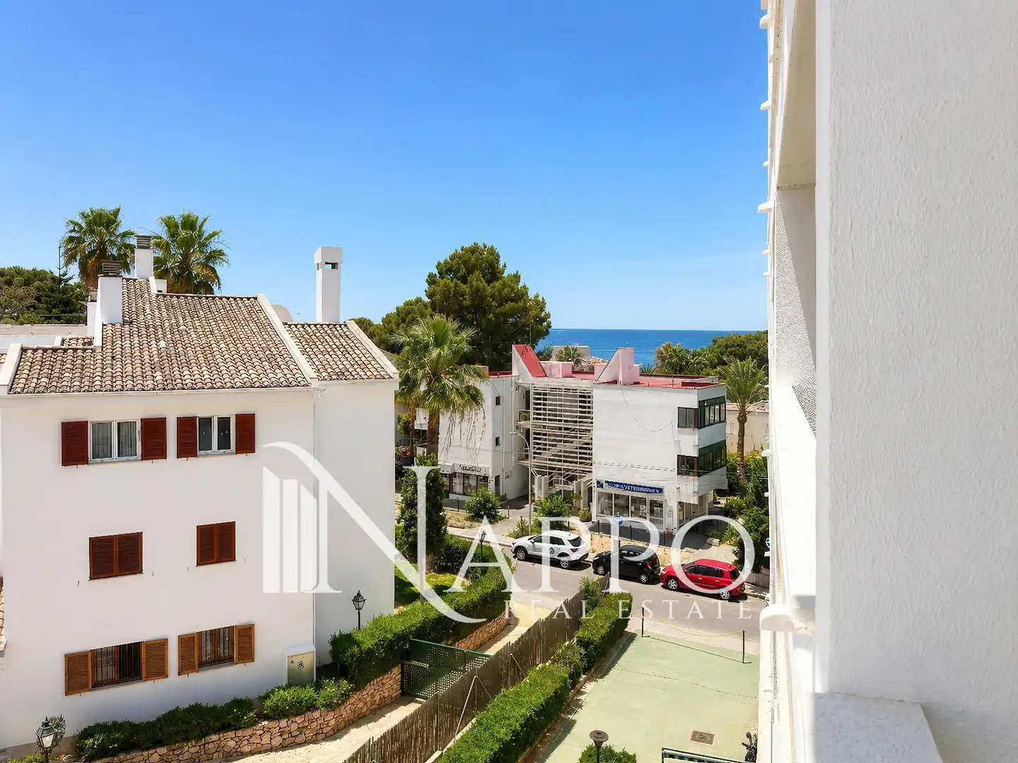 Vista exterior de Piso en venta en Calvià con Aire acondicionado, Terraza y Piscina