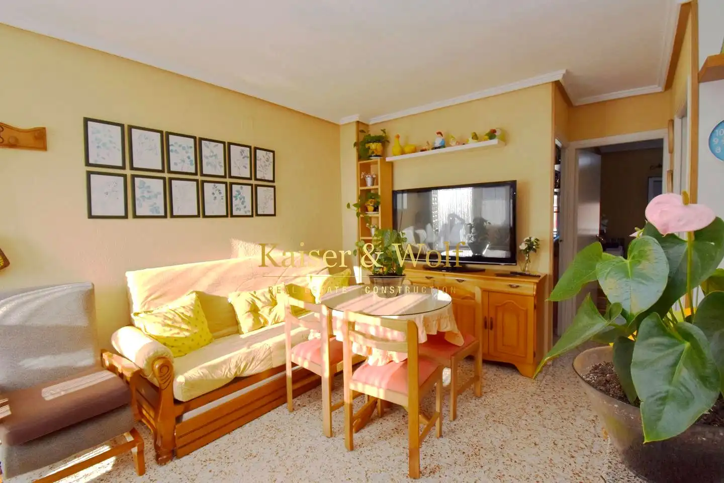 Sala de estar de Casa o chalet en venta en Santa Pola con Aire acondicionado, Terraza y Amueblado