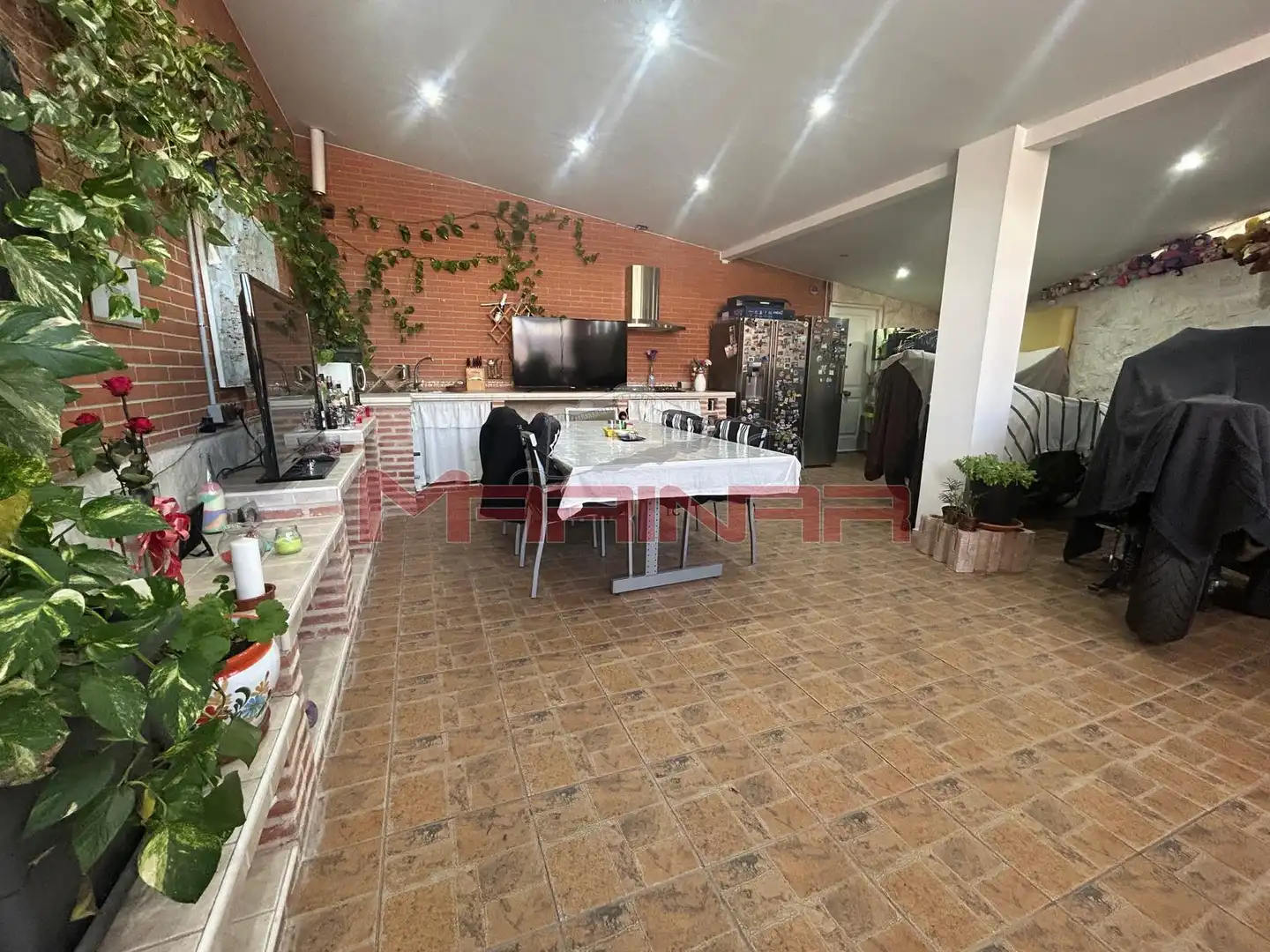 Cuina de Casa adosada en venda en Seseña amb Aire condicionat, Calefacció i Jardí privat