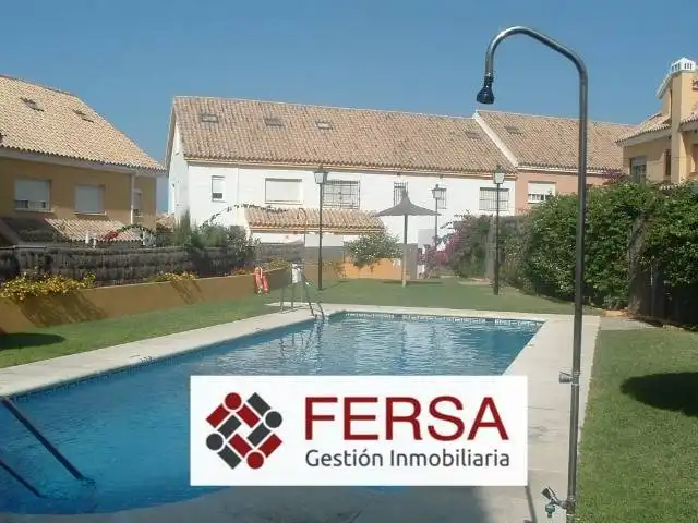 Exterior view of Detached homes for sale in El Puerto de Santa María  with Air Conditioner, Heating and Private garden