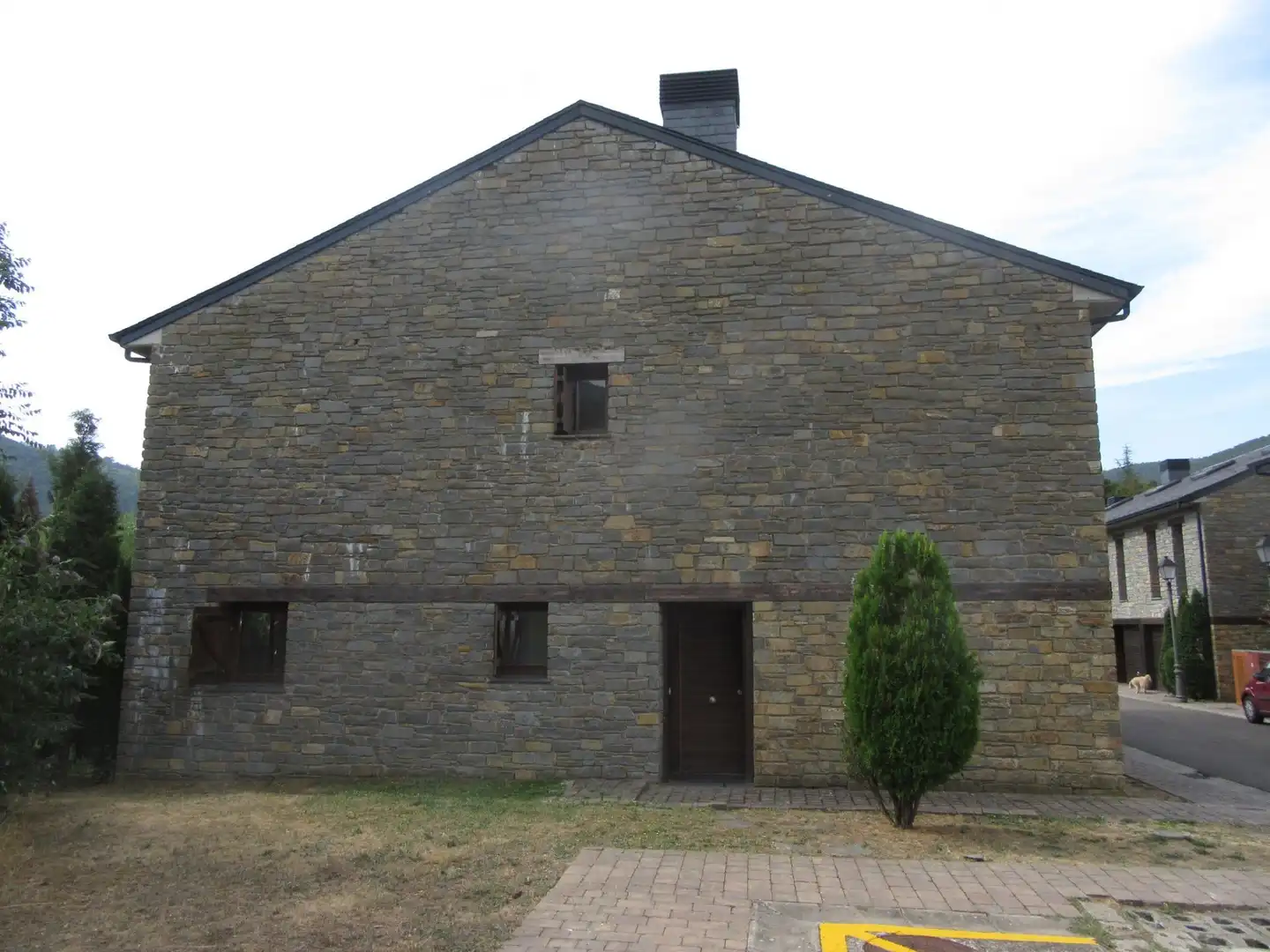 Exterior view of Houses for sale in Castiello de Jaca  with Heating, Private garden and Storage room