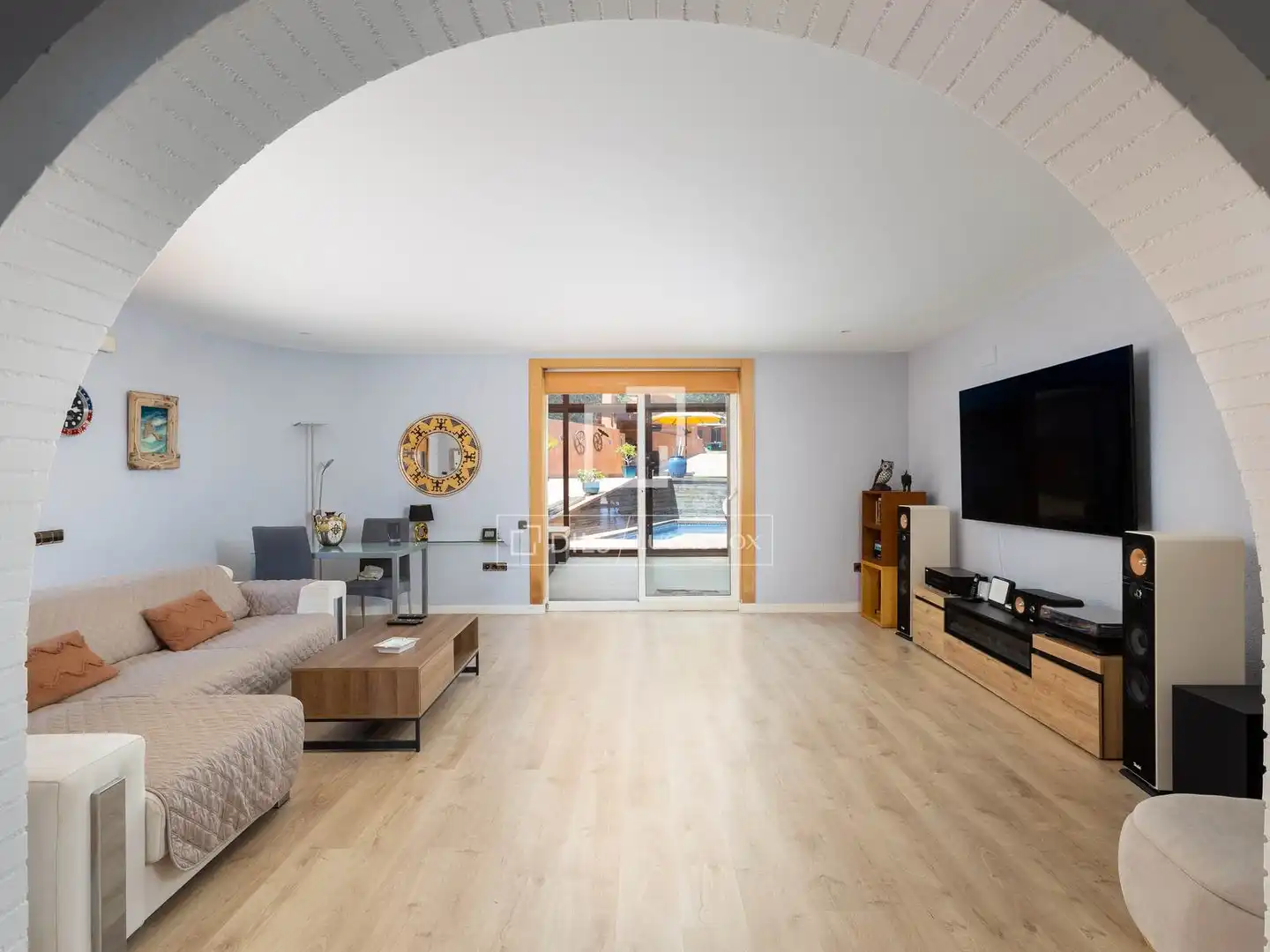 Sala de estar de Casa o chalet en venta en Teià con Aire acondicionado, Calefacción y Jardín privado
