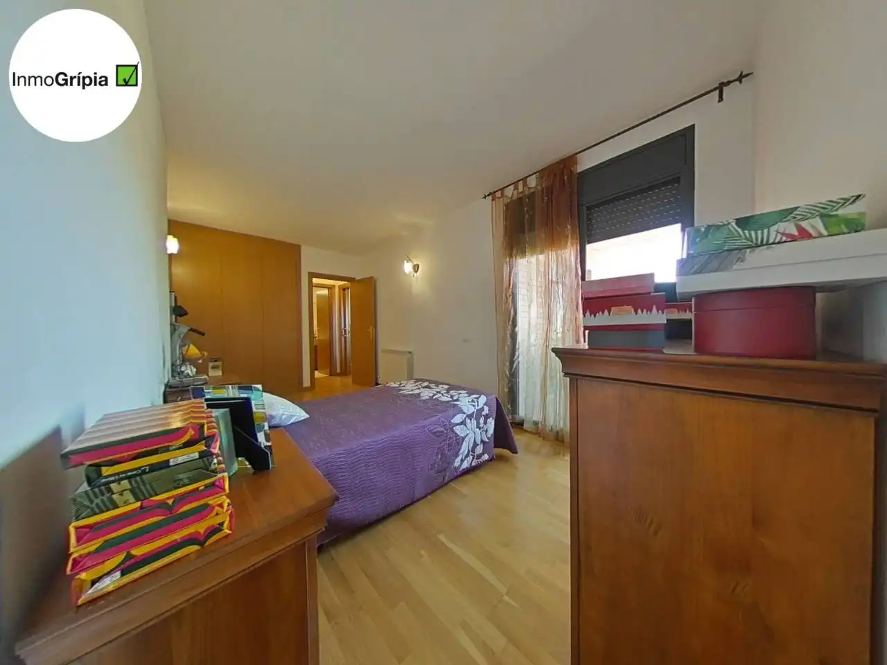 Schlafzimmer von Wohnung zum Verkauf in Terrassa mit Klimaanlage, Heizung und Parkett