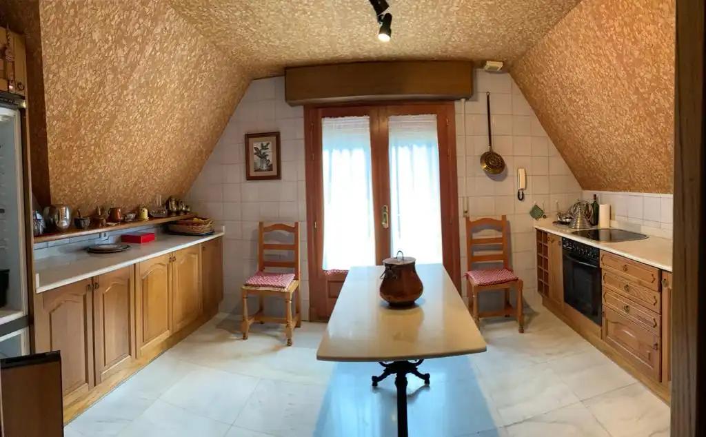 Kitchen of Houses for sale in San Lorenzo de El Escorial  with Terrace, Storage room and Swimming Pool