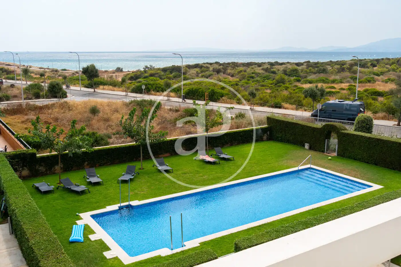 Piscina de Casa adosada en venta en  Palma de Mallorca con Aire acondicionado, Calefacción y Jardín privado