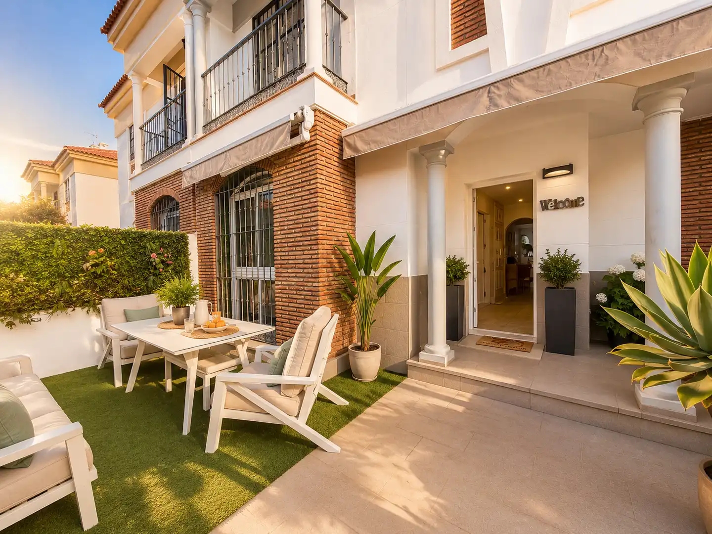 Terraza de Casa o chalet en venta en Alhaurín de la Torre con Aire acondicionado, Calefacción y Jardín privado