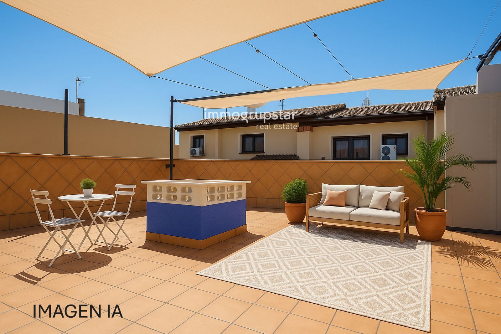 Terrace of Single-family semi-detached for sale in Sant Feliu de Guíxols  with Heating, Terrace and Furnished