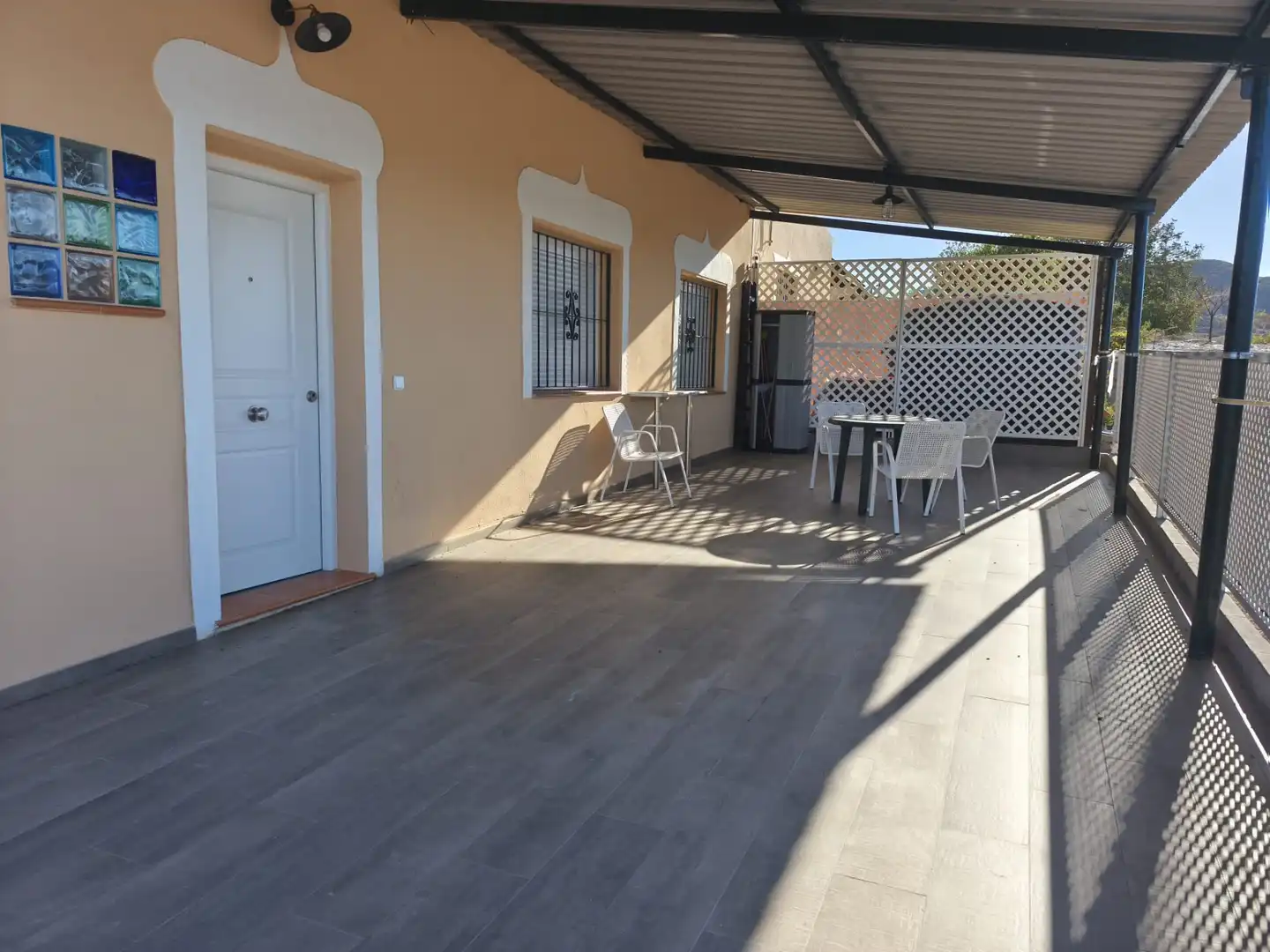 Terraza de Casa adosada de alquiler en Cartagena con Jardín privado, Amueblado y Horno