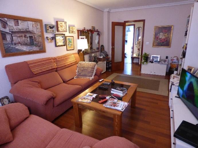 Sala d'estar de Pis en venda en  Murcia Capital amb Aire condicionat, Terrassa i Traster