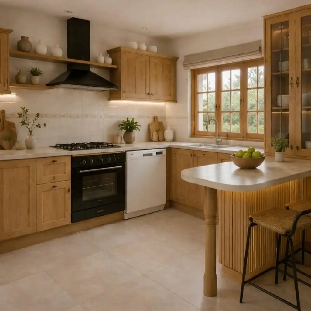 Cocina de Casa o chalet en venta en Almería con Terraza