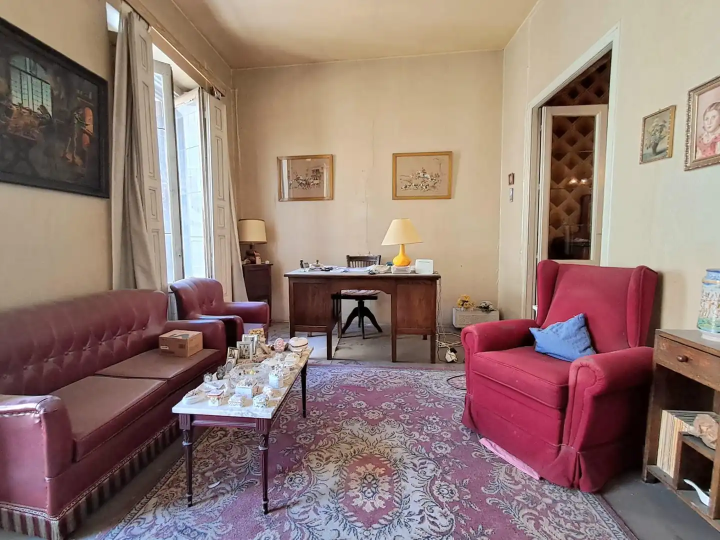 Sala de estar de Piso en venta en Madrid con Balcón