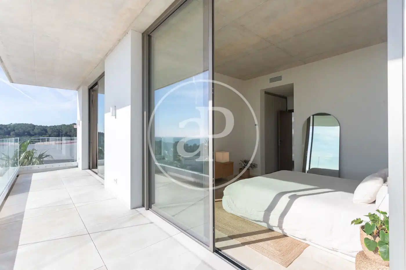 Bedroom of Houses for rent in Sitges  with Air Conditioner, Heating and Private garden