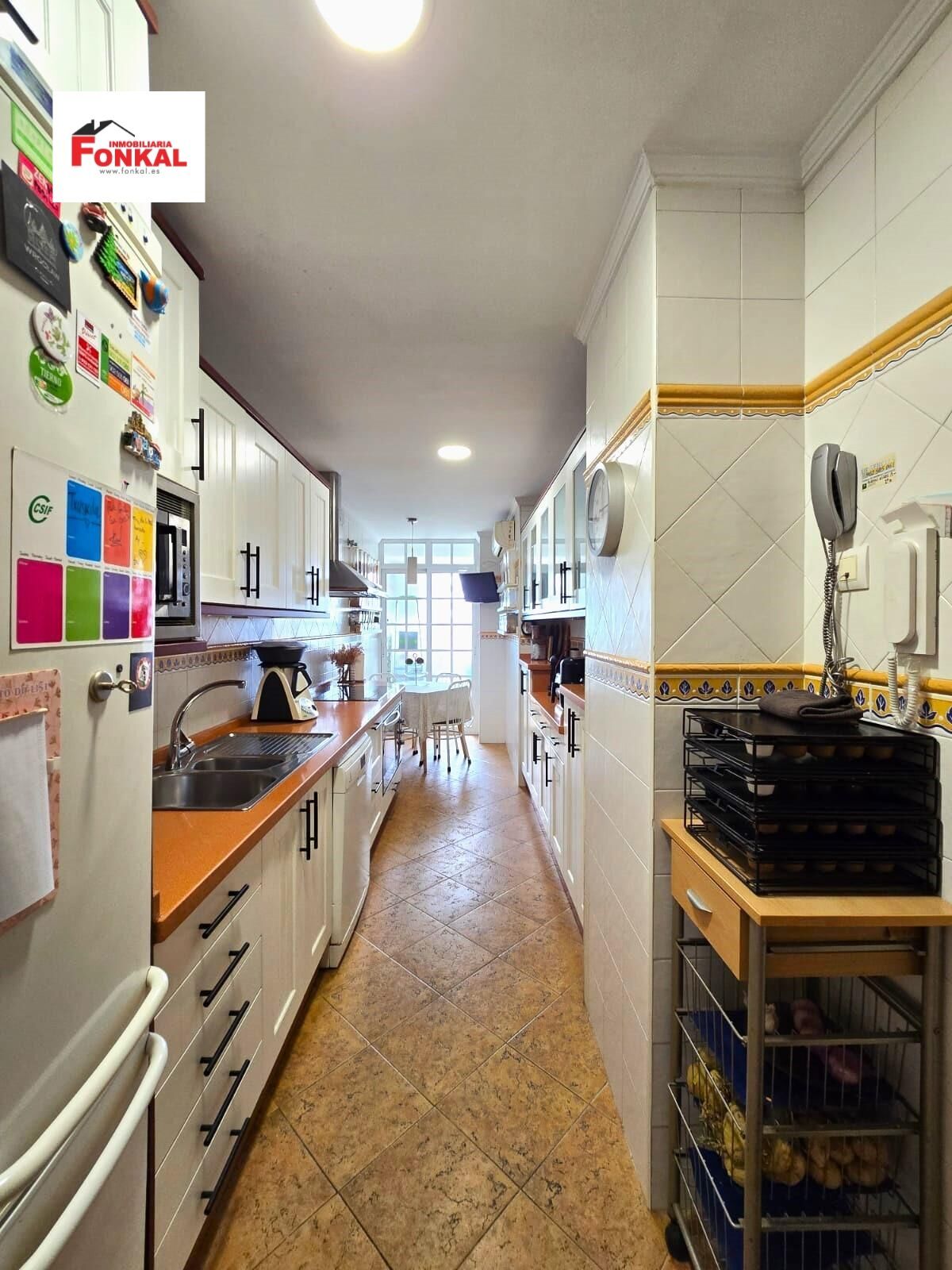 Cuina de Pis en venda en Jerez de la Frontera amb Aire condicionat, Terrassa i Balcó