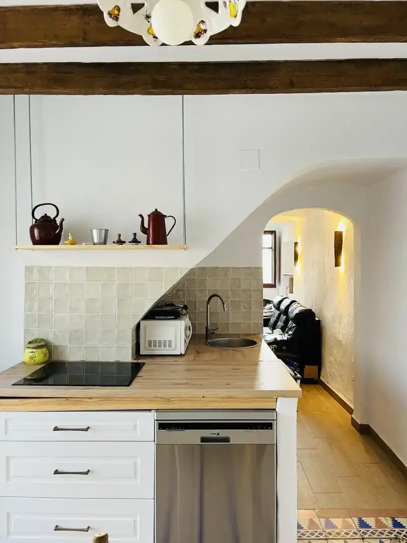 Küche von Country house zur Miete in Archidona mit Privatgarten, Parkett und Abstellraum