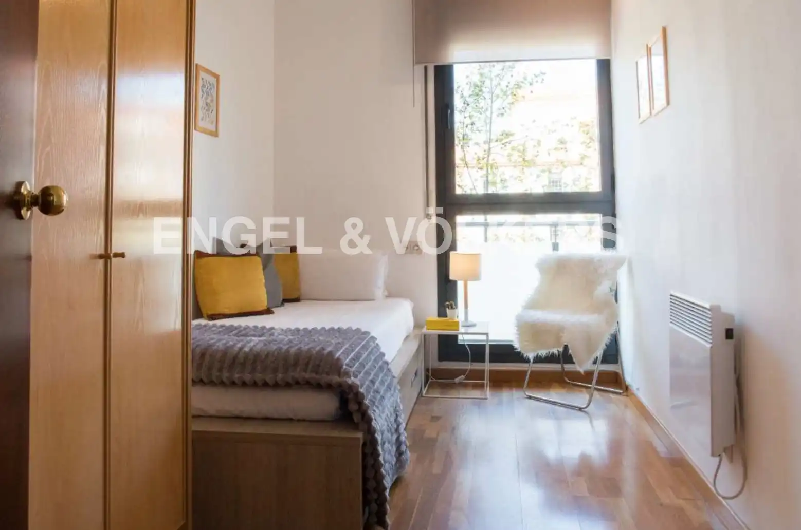 Habitación de Piso de alquiler en Barcelona con Aire acondicionado, Calefacción y Parquet
