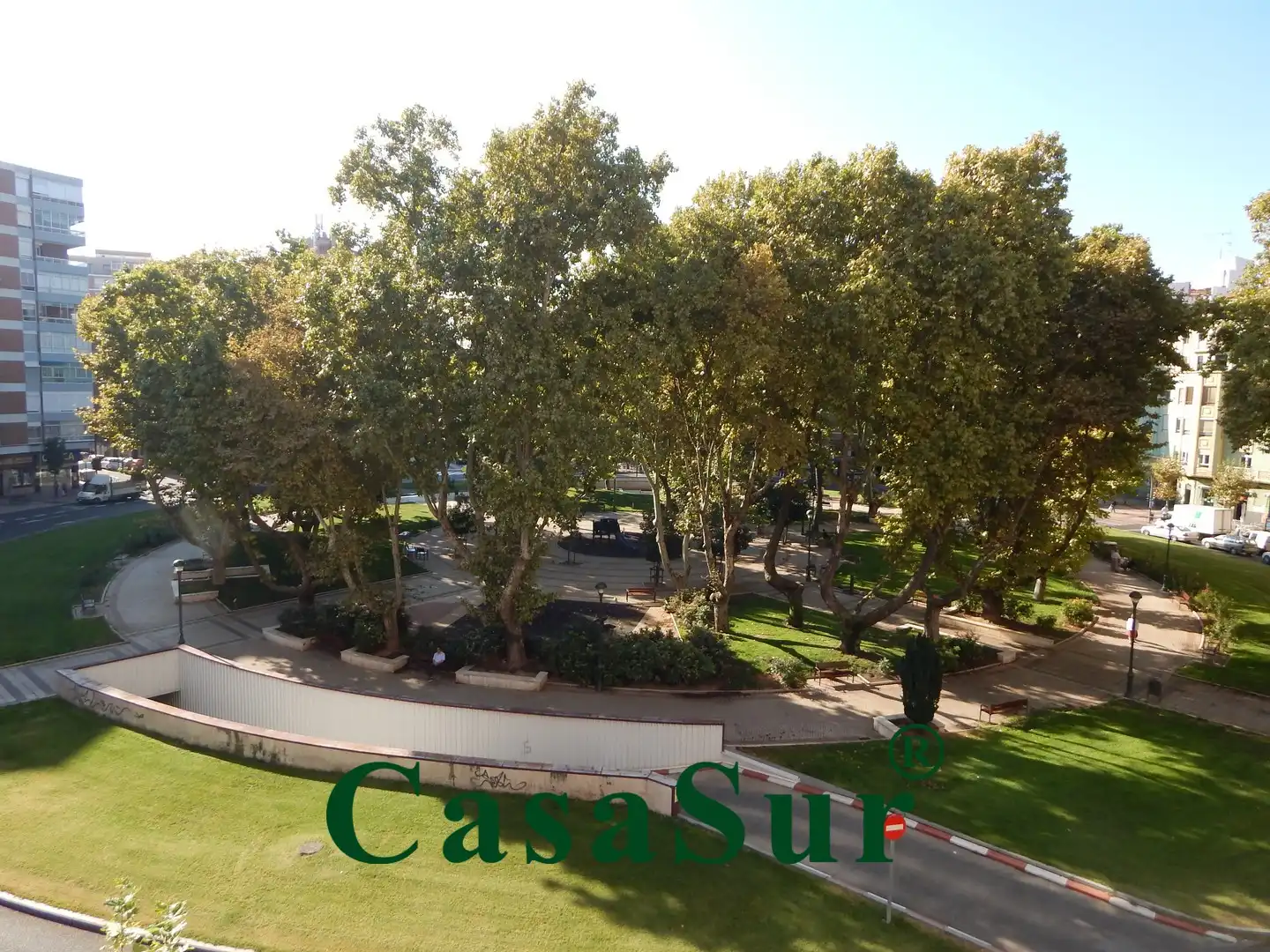 Garden of Apartments for sale in Valladolid  with Heating, Parquet flooring and Terrace