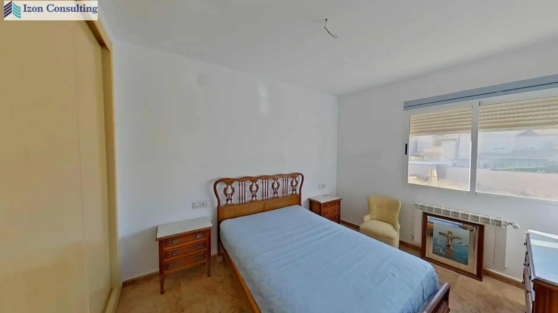 Dormitori de Casa adosada en venda en Pozohondo amb Calefacció, Terrassa i Traster