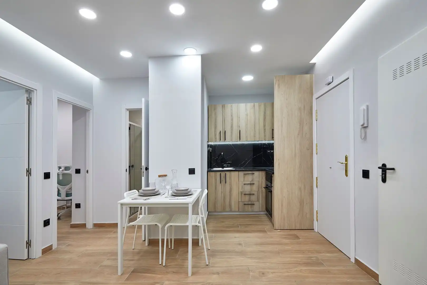 Cocina de Piso en venta en  Barcelona Capital con Aire acondicionado y Parquet